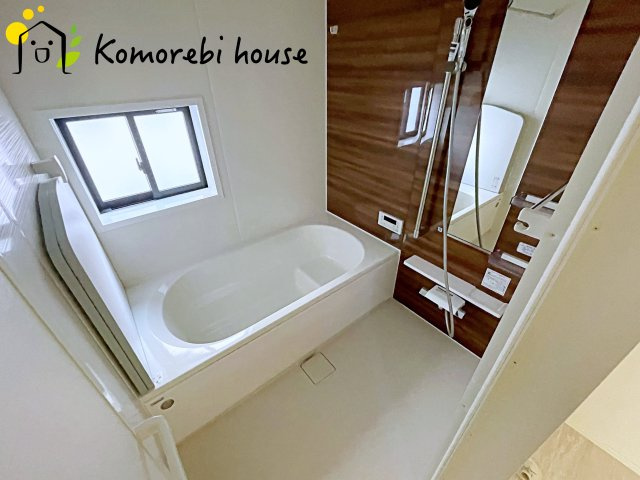 さいたま市北区今羽町　3期　新築一戸建て　グラファーレ　02の浴室|きれいなお風呂です