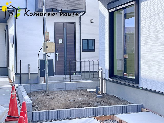 さいたま市北区今羽町　3期　新築一戸建て　グラファーレ　02の庭|お庭です