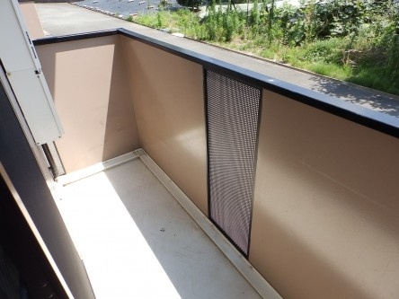 スターライト中央B棟のバルコニー