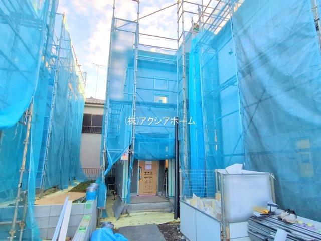 所沢市北野南1丁目・全4棟　新築一戸建　4号棟の外観|現地写真（2025年12月16日撮影）