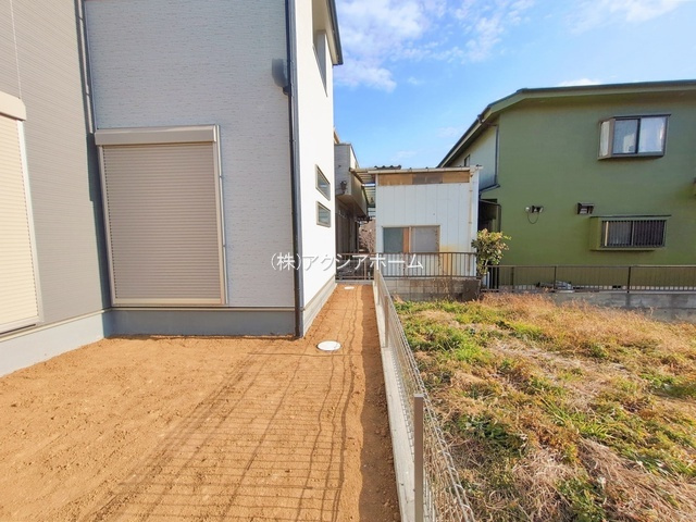 所沢市北野南1丁目・全4棟　新築一戸建　4号棟の庭|現地写真（2026年1月20日撮影）