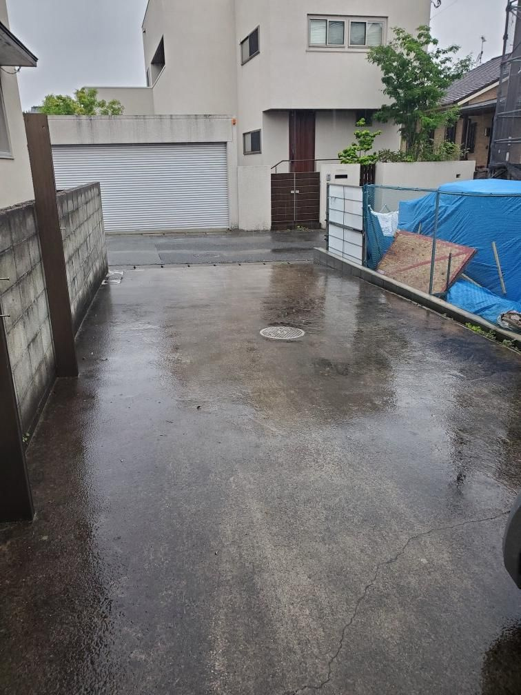 久留米市西町　売り土地の周辺|旗竿地ですが間口は5mあります