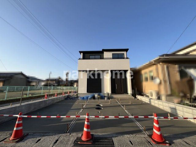 土佐市高岡町甲 -4期2棟2-　新築戸建ての完成予想図|外観の完成予想図です