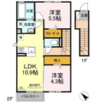 グランアルブル南町　2ＬＤＫＢＨＴの画像