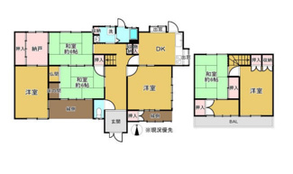 【間取り】 | 川西市平野1丁目中古戸建 | お好きなリフォームを楽しんでここから新しい生活を楽しんでみませんか？