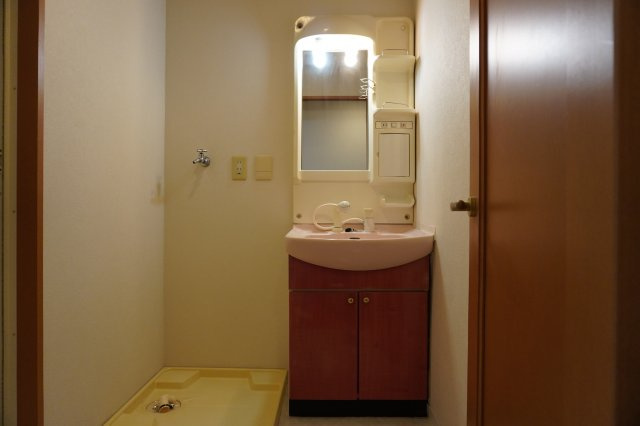 仲介手数料0！！ヴェルジュコートIの洗面所