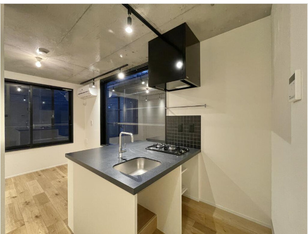 trias228　デザイナーズ　敷金礼金0　ペット相談　角部屋のキッチン