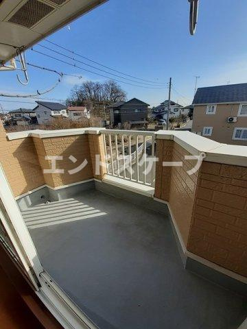 リバーサイドビューＢのバルコニー|高崎、前橋のお部屋探しはエンドスケープまで！お客様の理想お聞かせ下さい♪