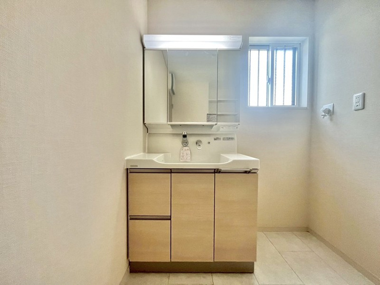 小山市中久喜　新築戸建13の独立洗面台