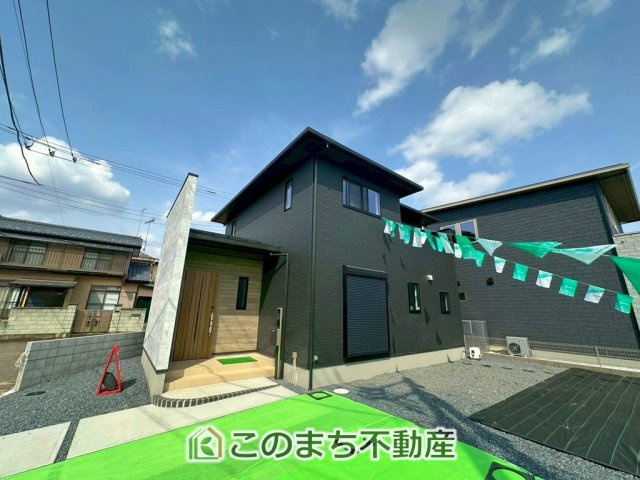 クライン真岡市高勢町第1期　1号棟の外観|"本日ご内覧できます(*^^*)
お電話でのお問合せが非常にスムーズです！
現地直接集合のお待ち合わせも大丈夫です！
お気軽にお問合せ下さい(^^)/"

