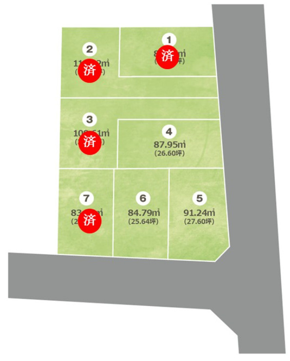 乙訓郡大山崎町小字尻江のその他|全7区画！残3区画です(^^)/