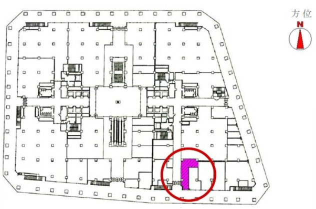 大阪駅前第2ビルの区画図