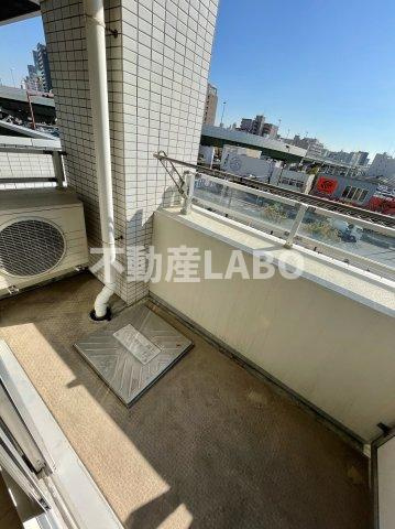 CITY SPIRE幸町のバルコニー