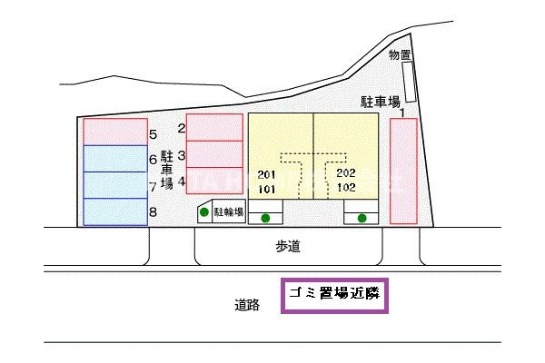カルムジェルメの区画図