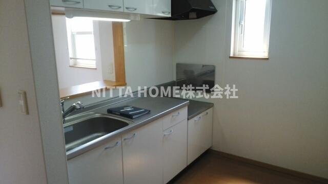 カルムジェルメのキッチン|カウンターキッチン付き＊ガスコンロ設置できます！