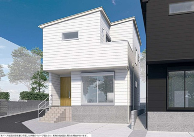 【外観パース】 | 藤沢市大庭6期   新築戸建   全2棟