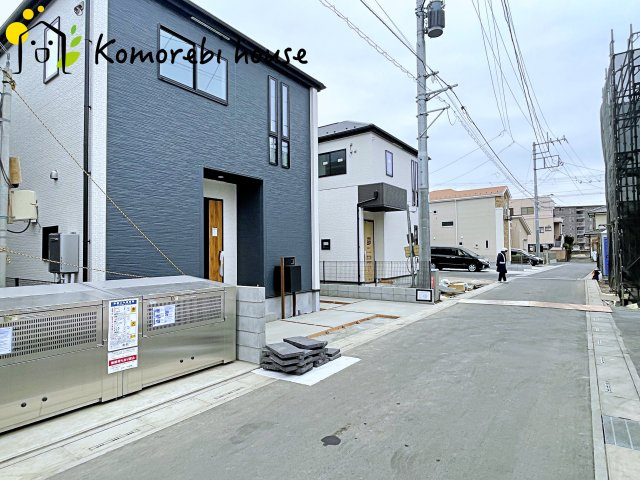 さいたま市北区今羽町　3期　新築一戸建て　グラファーレ　07の前面道路含む現地写真|26.2.16　撮影済み