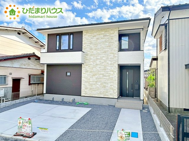 【外観】 | 水戸市本町1期　新築戸建 | 資料請求やご案内も即日対応いたします♪同じ施工例の物件見学も可能です！