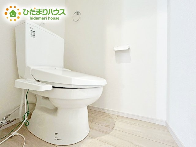 【トイレ】 | 水戸市本町1期　新築戸建 | 1・2階にトイレあるため、同時に利用でき混雑を避けられますね