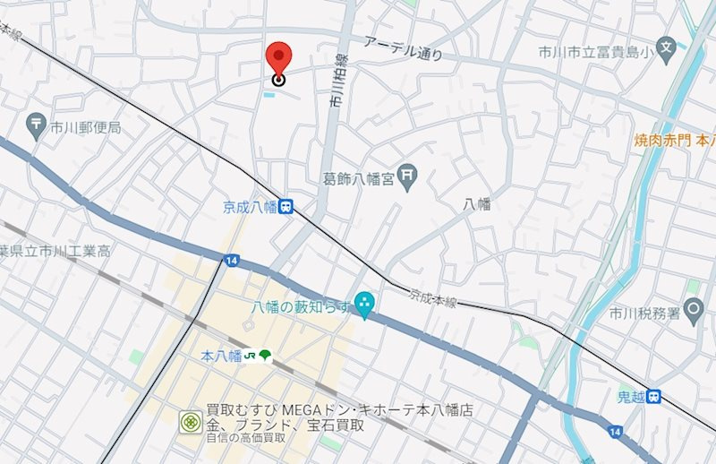 メゾン ド トヨタの地図