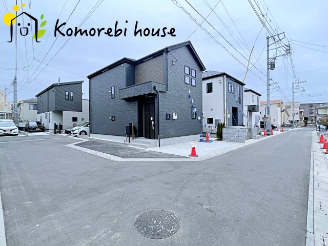 さいたま市北区今羽町　3期　新築一戸建て　グラファーレ　08の前面道路含む現地写真|26.2.16　撮影済み