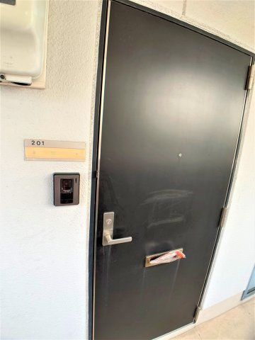 コーポYOU　A棟の玄関