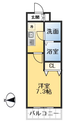 アリビオ千里豊津の間取り