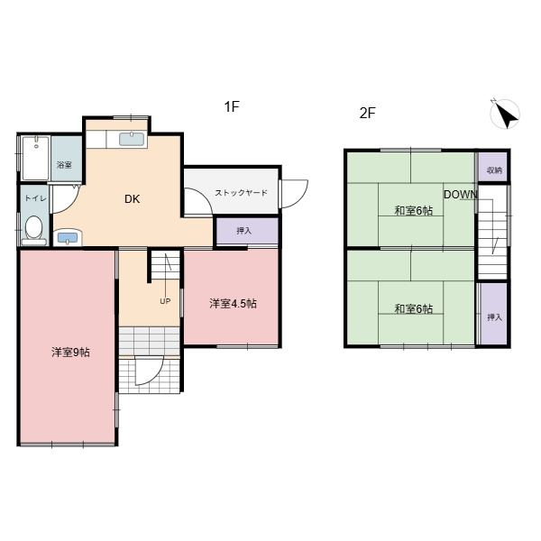 岡山市東区鉄の間取り