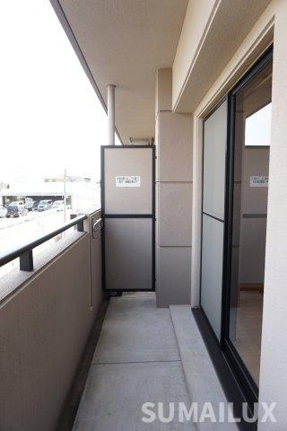グレイスコート七番館のバルコニー