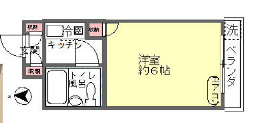 サンモールヒエダの間取り