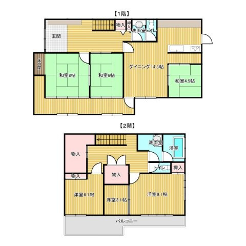 潮来市小泉　中古戸建の外観
