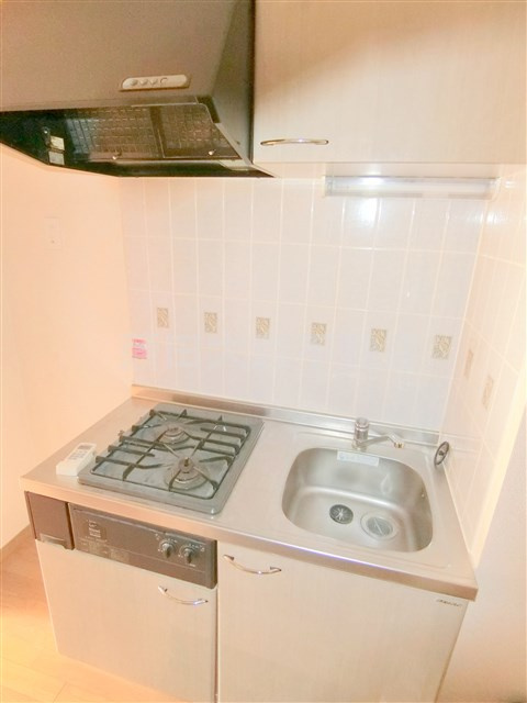 ルーブル蒲田壱番館のキッチン|2口ガスシステムキッチン
