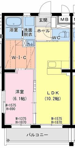 デイライト ヒルズの間取り