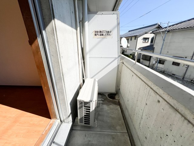 あぞのハイツのバルコニー