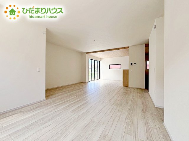 【居間・リビング】 | 水戸市笠原町2期　新築戸建　3号棟 | 大型テレビに大型ソファー(^^)どんなインテリアにするか考えただけでわくわくしますね！