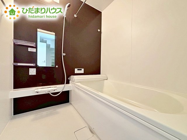【浴室】 | 水戸市笠原町2期　新築戸建　3号棟 | 今日も１日お疲れでした。広いお風呂で疲れを癒してください。