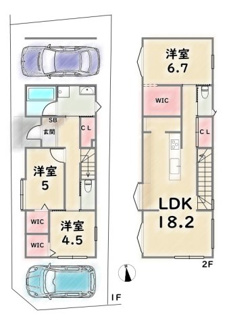 【間取り】 | 右京区太秦森ケ東町