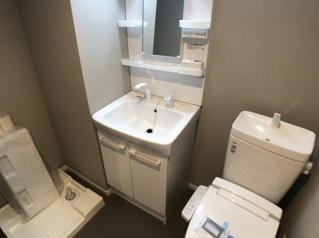 東大阪市友井２丁目のアパートの洗面所