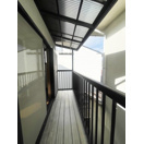 上桂前田町貸家のバルコニー