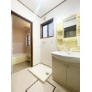 上桂前田町貸家の洗面所