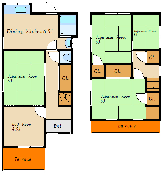 長尾様清水戸建の間取り