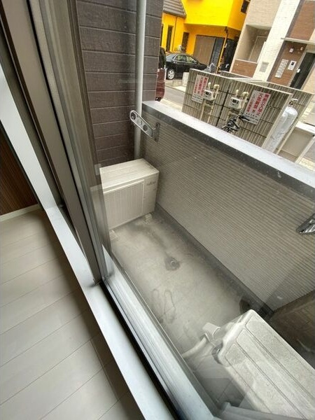 リアンジュ志賀本通のバルコニー