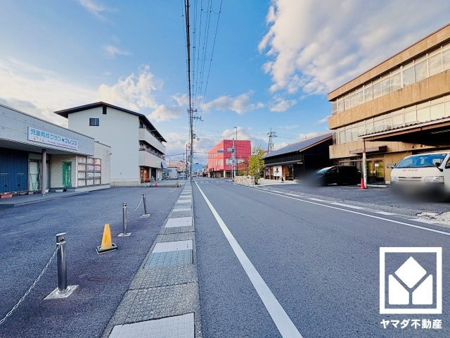 草津市上笠3丁目　1期2号地の前面道路含む現地写真|11月6日　現地写真更新