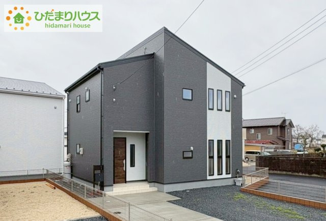 那珂市菅谷16期　新築戸建　2号棟の外観|平日・夜間もご案内可能(^^♪お気軽にお問い合わせくださいませ!(^^)!