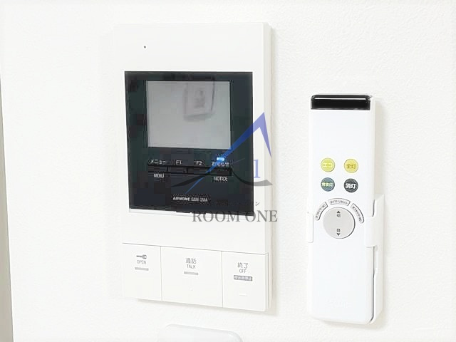 レピュア青砥レジデンスのセキュリティ|モニター付きインターホンです。
