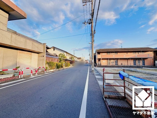草津市上笠3丁目　1期3号地の前面道路含む現地写真|11月6日　現地写真更新