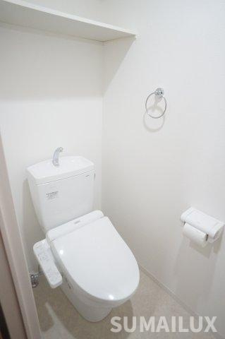 熊本市中央区水前寺４丁目の賃貸マンションのトイレ