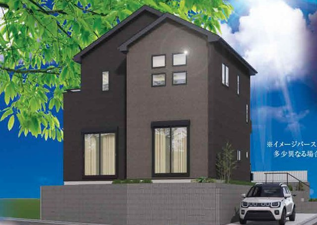 新築/清瀬市中里６丁目　27期の外観パース|完成予想外観のイメージパースです