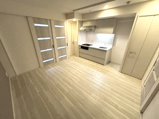 Mid　Court　新大阪の居間・リビング