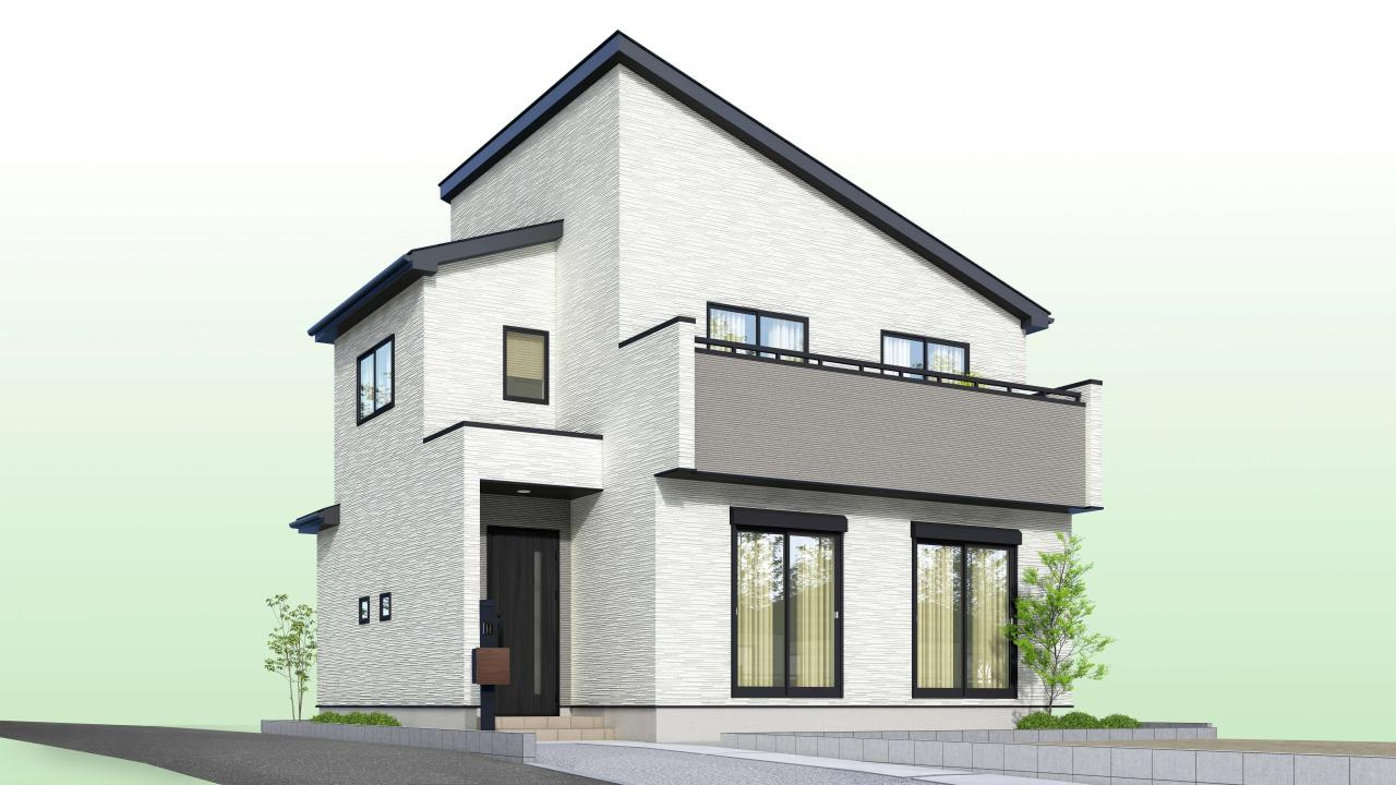 土佐市高岡町甲　1号棟　新築戸建（全2区画）の完成予想図|１号棟